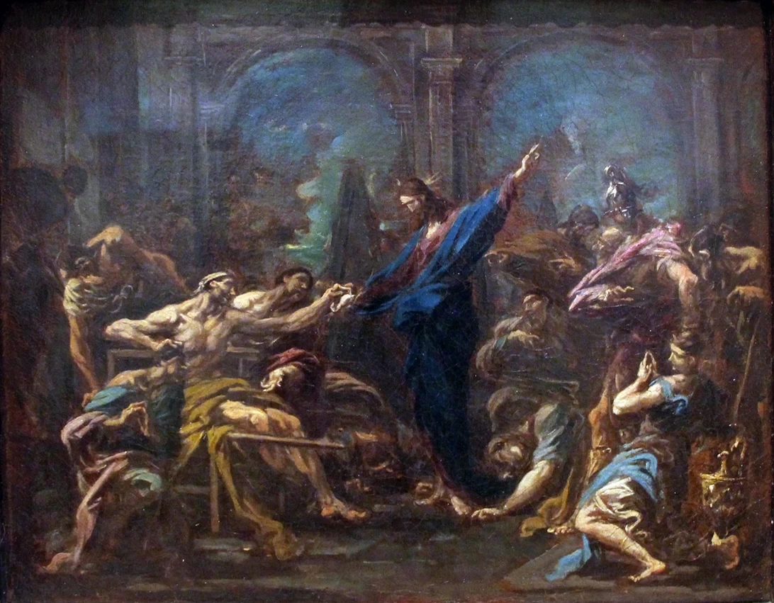 Cristo guarisce il paralitico - Louvre, Parigi